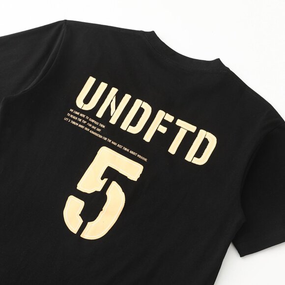 Undefeated Black Short-Sleeved T-Shirt With Letter And Number Print - Picture 4 of 4